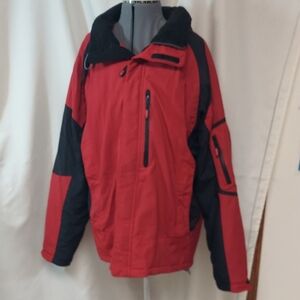 Alpine Design Red and Black Ski Jacket